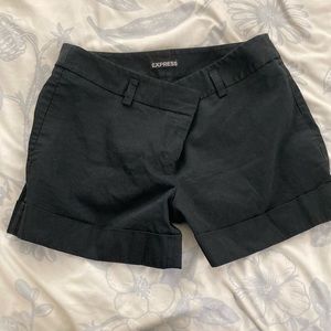 Express Black Dress Shorts Size 2